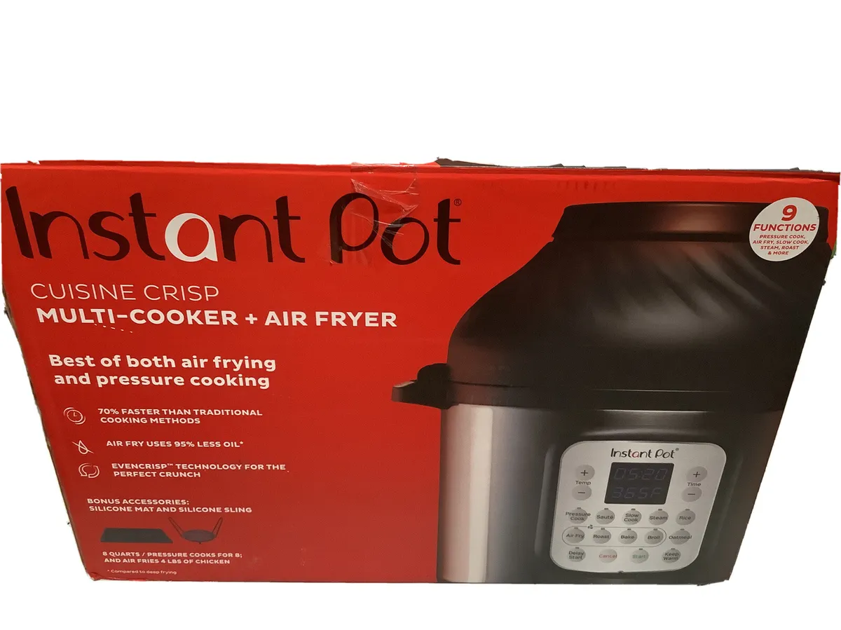 Instant Pot Cuisine Crisp 8-Quart Multi-Cooker & Air Fryer 9-in-1