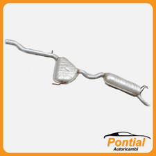 MTS SCARICO SILENZIATORE TERMINALE FIAT BRAVO BRAVA 1.4 1.9D COD. 01.96590