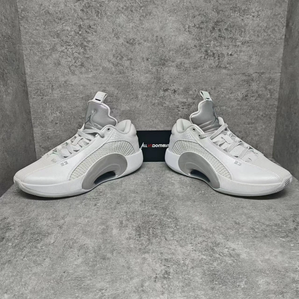 Level SS/Nuevo - Zapatos para hombre Air Jordan 35 Low PF 'Blanco metálico plateado' Foto 4 de 4