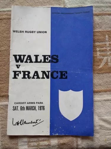 wales rugby union international programme 1960s 1970s barbarians australia rare image 3