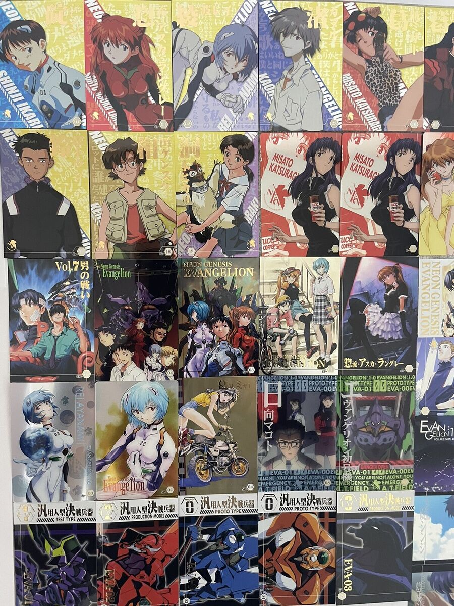 Neon Genesis Evangelion Set of 40 Trading Card (various Neon Genesis Evangelion Set of 40 Trading Card (various