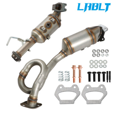 LABLT Pair Both Side Catalytic Converters For 2012-2017 Jeep Wrangler 3.6L V6
