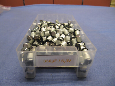 500 x SMD Capacitor 330uF / 6.3v*