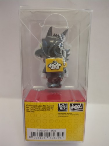 Nuovo portachiavi unità flash USB Tribe stile 3D The Simpsons Scratch 8 GB - Foto 2 di 3