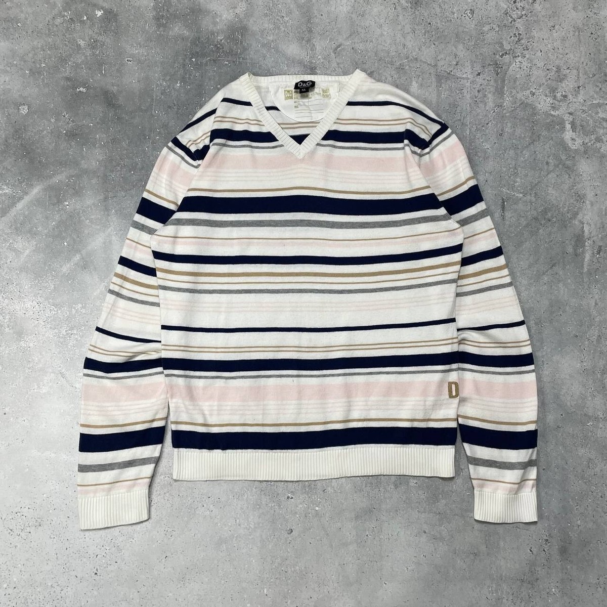 トップス 2000s DOLCE&GABBANA gradation sweater 00s Dolce & Gabbana Golden Ombre Delight Sweater (S) – Dolce