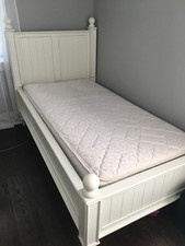Pottery Barn Sumatra Queen Bed Frame For Sale Online Ebay Pottery Barn White Bed Frame