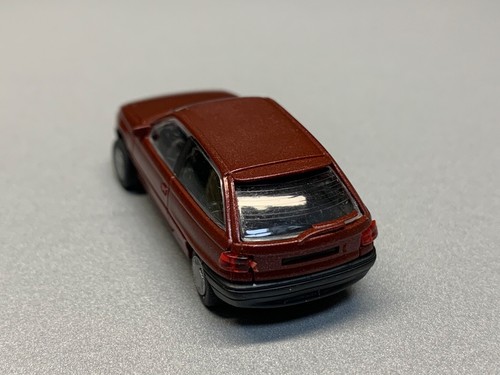 Opel Astra F Coupe 2/3 Türer compact car dark red Auto. PKW RM Rietze H0 1:87 - Picture 5 of 12