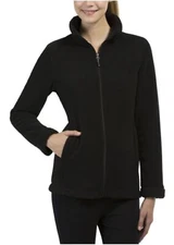 Weatherproof 32 Degrees Heat Women's Sherpa Lined Fleece Jacket - Black