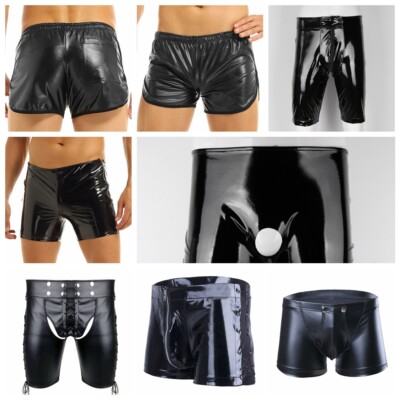 men's boxer shorts with snap front