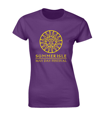 SUMMERISLE MAY DAY FESTIVAL DAMEN T-SHIRT RETRO HORRORFILM MOVE TOP DESIGN