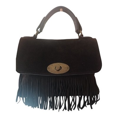 Handtasche Maulbeerkopf Maulbeerkopf mit Fransen mit goldenem Luchetto Vintage