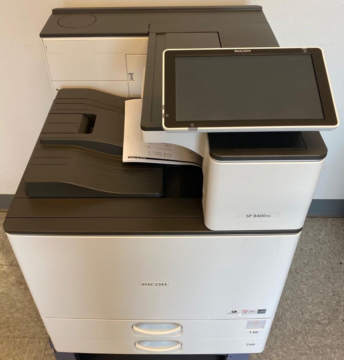 Ricoh SP 8400DN Laser Printer tabloid A3 11X17 wide format Low