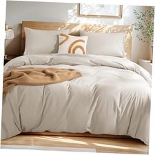 100 Washed Cotton Duvet Cover Set 3 Pieces Cotton Duvet Cover Set Queen Linen