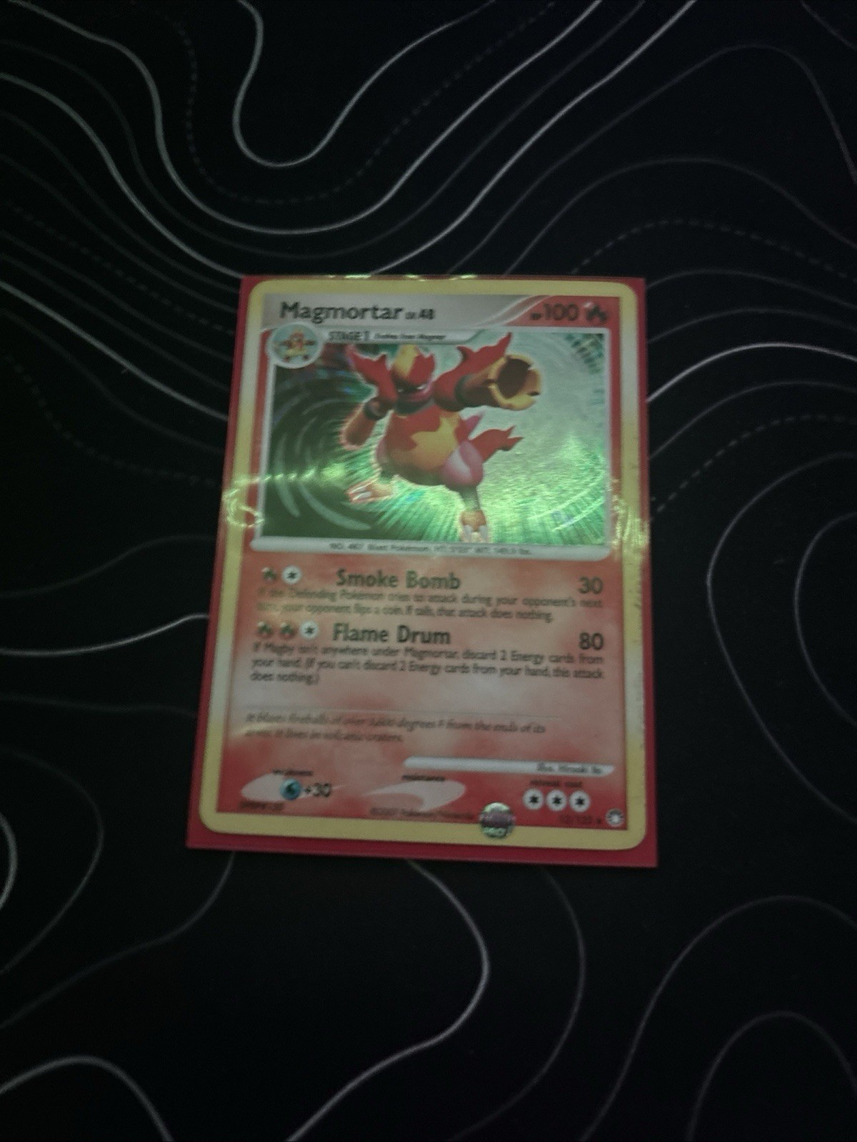Pokémon TCG Magmortar Holo Rare Card Mysterious Treasures 12/123