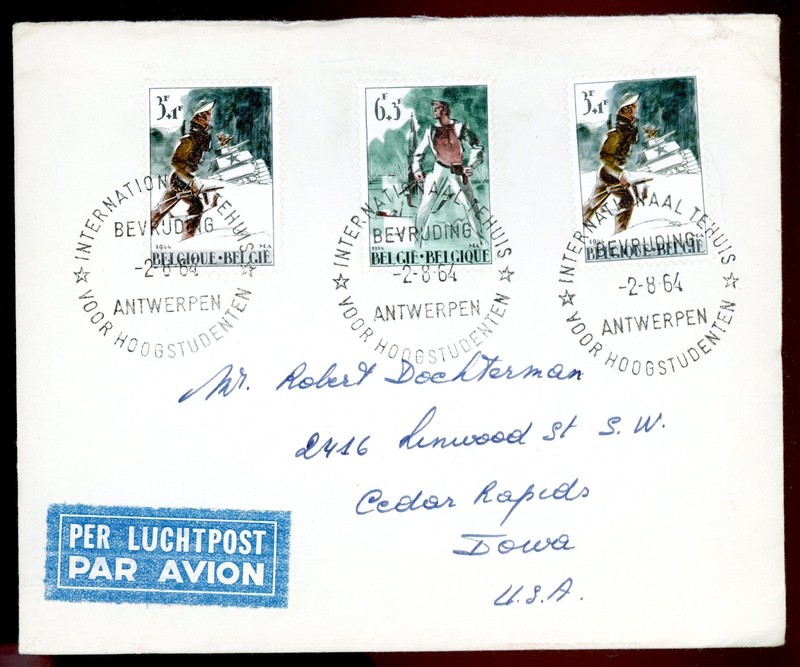 stamps-Belgium-soldiers
