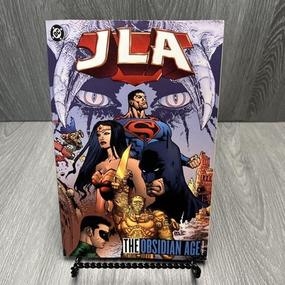 Vintage DC Comics JLA The Obsidian Age Book One Graphic Novel Superman Batman