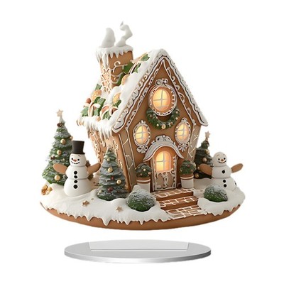 Weihnachtsdorf Haus 2D Basteln Schneeszene Haus Weihnachtsdorf