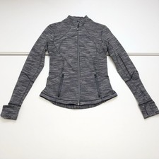 Lululemon Forme Jacket II Women s Size 6 Heather Gray Full Zip