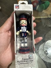 NFL Nutcracker Ornament NY Giants Football Nutcracker