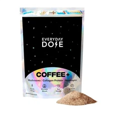 Mushroom Coffee by Everyday Dose，7.4 oz / 210g. 30 Servings，Instant Coffee