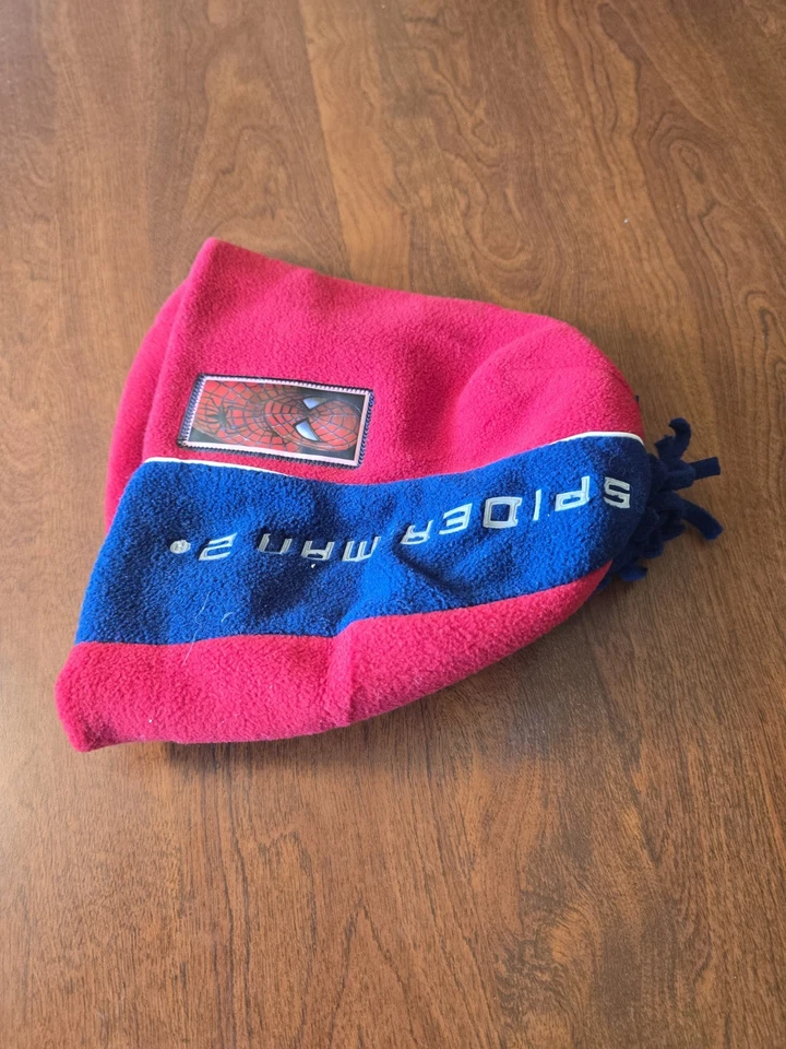 Rare Y2K Spider Man 2 Marvel Beanie Hat Official Licensed Collector Free S/H - Image 2 of 4