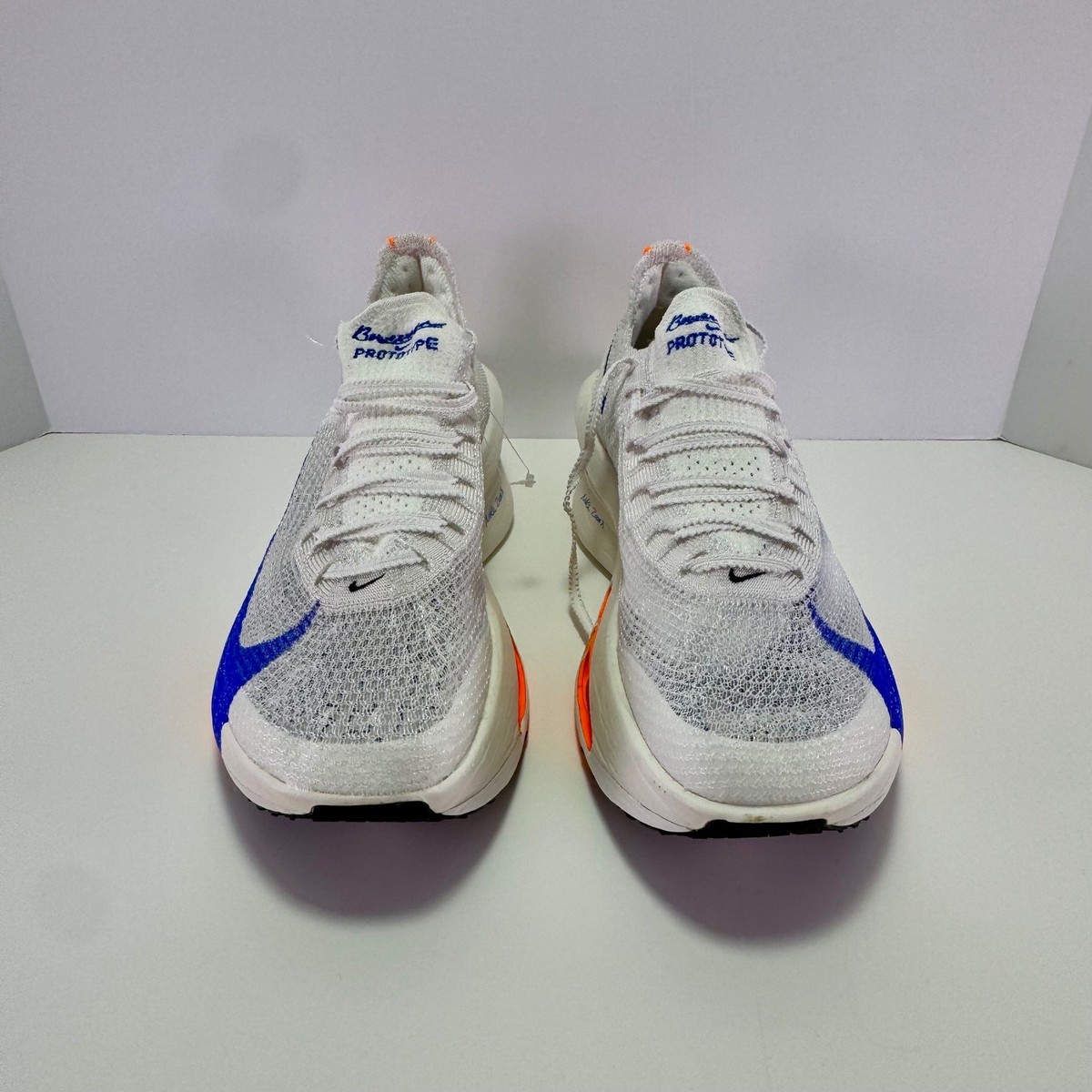 Nike Alphafly 3 Prototype Bowerman White Blue Orange Running Shoes