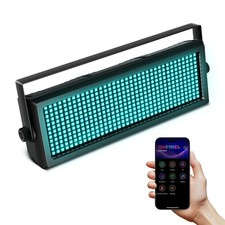 LED Strobe Light for DJ Stage Party, 432LEDs RGB Strobe Lights Sound Activate...