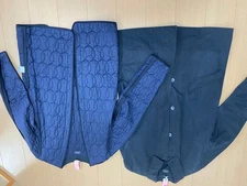 A.P.C. Men's L Charcoal Gray Removable Liner Coat Jacket Excellent Condition