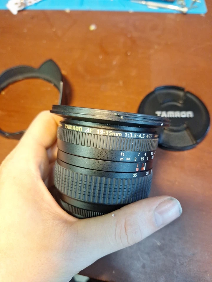 [Near Mint] Tamron AF 19-35mm f/3.5-4.5 Wide Angle Zoom Lens A10 Nikon F Mount - Image 3 of 4