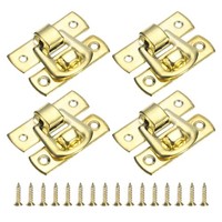 4 Stk Hasp Clasp Riegel Schloss, 30X18Mm Dekorativer Retro-Box-Knebelverschluss