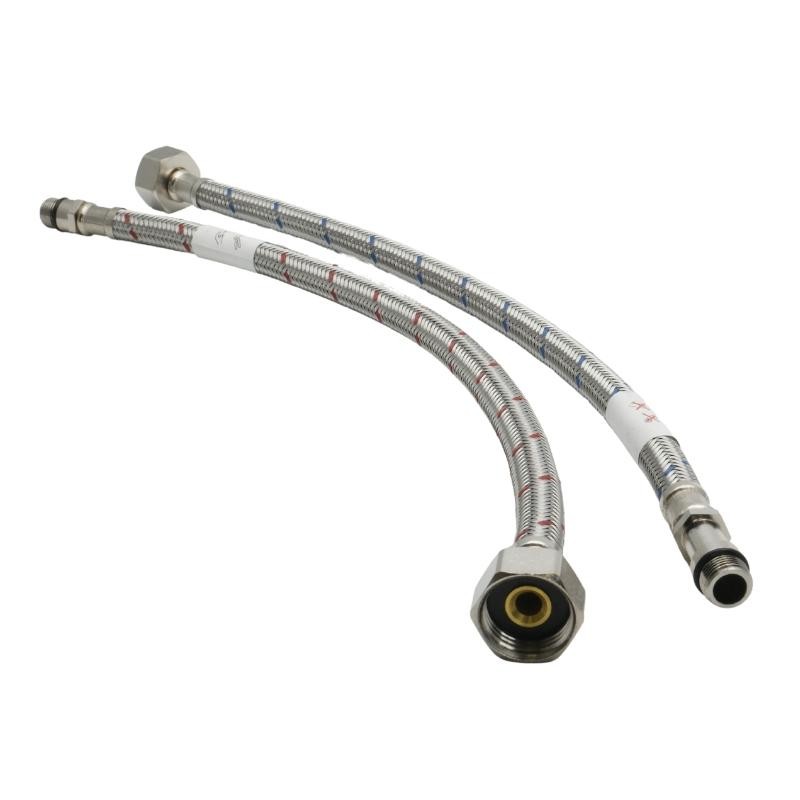 iflo Lever Braided Connector Pipe Tails (Pair) - 485514 - BZG12-1/2""-370-01