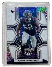 2022 Panini Mosaic Jonathan Jon Greenard #80 White Sparkle Prizm