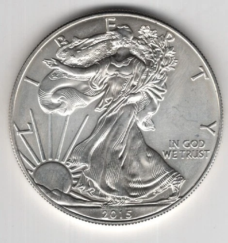 2015 WALKING LIBERTY AMERICAN EAGLE .999 FINE SILVER DOLLAR COIN 1oz. $1 USA