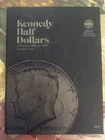 1964 -1985 Kennedy Half Dollars Set Whitman Coin Folder 1964 1964 D & 40% coins+