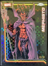 MEPHISTO - 2026 Topps Chrome Marvel Black X-Fractor #77 /10