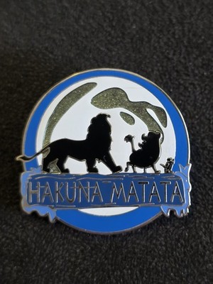 Wat Disney World Pin - Hakuna Matata Lion King Simba Pumbaa Timon - WDW DLR (A)