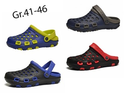 Herren Clogs Gr.41-46 NEU Hausschuhe Slipper Schlappen Schuhe Gartenschuhe 2751x