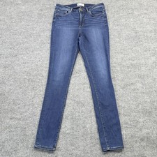 BKE Parker Skinny Jeans Womens 30x33.5 Blue Medium Wash High Rise Stretch Denim
