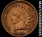 1863 Indian Head Cent- Extra Fine- Semi Key Better Date No Reserve #J1339