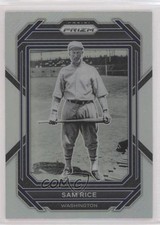 2023 Panini Prizm Silver Prizm Sam Rice #186 HOF 2qw