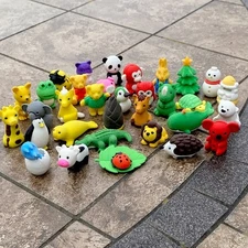 Iwako Japanese Bento Eraser Mixed Lot Jungle Zoo Animals