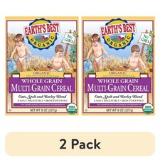  2 pack Organic Infant Cereal, Whole Multi-Grain, 8 oz. Box