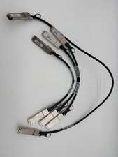 LOT Extreme Networks QSFP+ Passive Copper Cable - 3x 0.5M 1x 1M cables