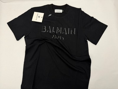 Balmain T-Shirt Herren Shirt Black White Schwarz Weiß Neu S-XXL