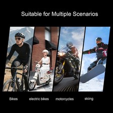 A Black Patterned Polyester Face Cover For Winter Sports Providing Windproof And