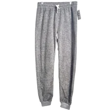 TUCKER + TATE Kids Size L Cozy Knit Sleepwear Joggers in Light Heather Gray NEW