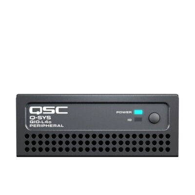 QSC Q-SYS QIO-L4O Peripheral Network Audio 4 line outputs