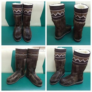 reindeer skin boots