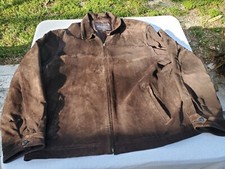 Vintage 90's Eddie Bauer Men's Leather Bomber Jacket - Size XXL 2XL