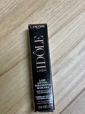 Lancome Lash Idole Lash Lifting Volumizing Mascara In Glossy Black 2.5ml Travel 